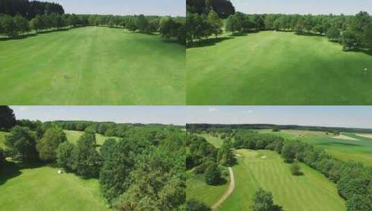高尔夫球场高清在线视频素材下载