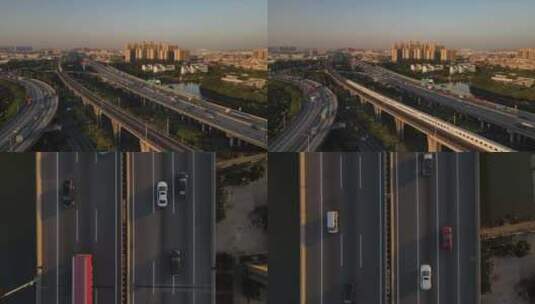 4K高速车流 城市交通高清在线视频素材下载