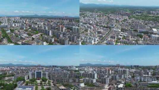 海南万宁市政府城市航拍高清在线视频素材下载