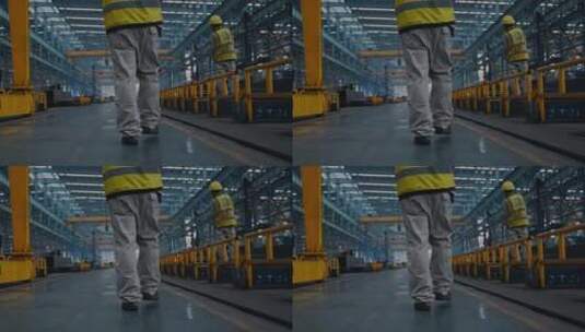 高清实拍工厂工业焊接电焊人物工作高清在线视频素材下载
