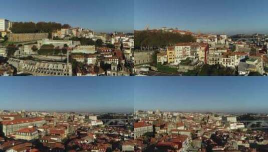 飞越葡萄牙波尔图市高清在线视频素材下载