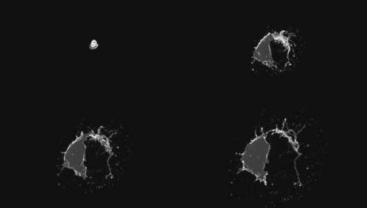 水花飞溅高清在线视频素材下载