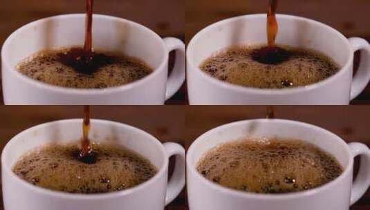 咖啡制作、拿铁咖啡、咖啡豆、煮咖啡高清在线视频素材下载
