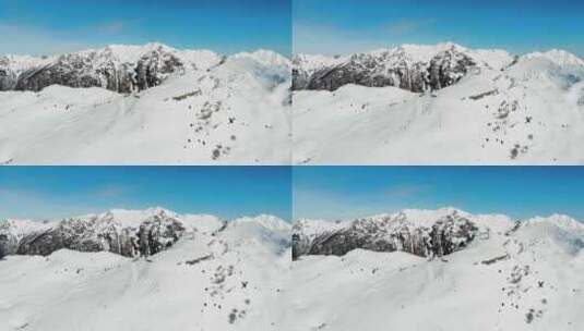 西藏高原雪山高清在线视频素材下载