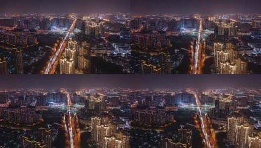 江苏无锡城市延时航拍高清在线视频素材下载