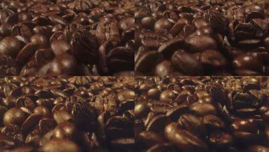咖啡咖啡豆烘焙高清在线视频素材下载