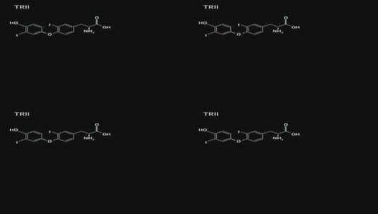 激素化学结构配方包-30fps，Alph高清在线视频素材下载