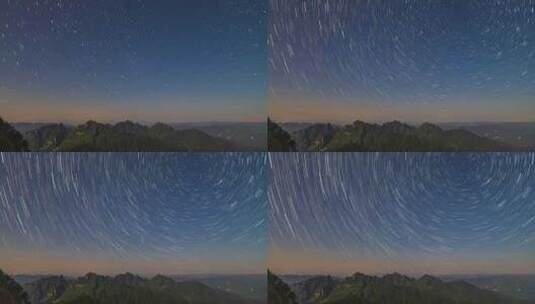 星空星轨延时素材高清在线视频素材下载