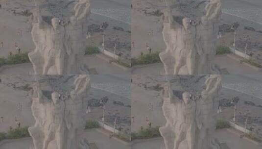 海南临高角解放海南纪念碑高清在线视频素材下载