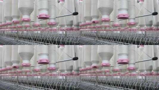 纺织厂生产线设备高清在线视频素材下载