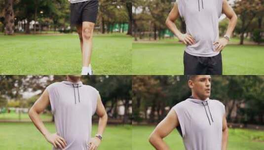 锻炼、健身和户外运动、呼吸和健康训练，开高清在线视频素材下载