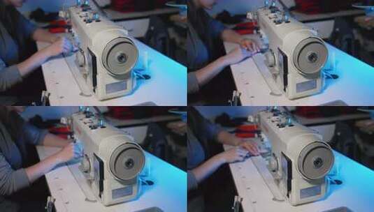 服装厂的女性。在服装厂工作的女工高清在线视频素材下载