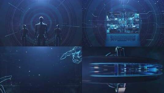 AI大模型智能化人机互联高清在线视频素材下载