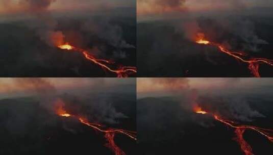 格尔丁达加尔斯戈斯火山【4K]高清在线视频素材下载