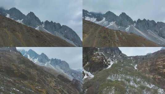玉龙雪山登山高清在线视频素材下载