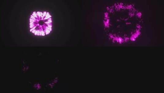 火爆爆炸4k数字动画高清在线视频素材下载