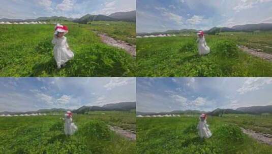 新疆伊犁那拉提草原高清在线视频素材下载