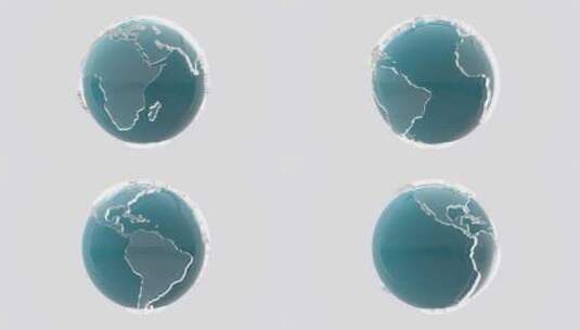 旋转地球球高清在线视频素材下载