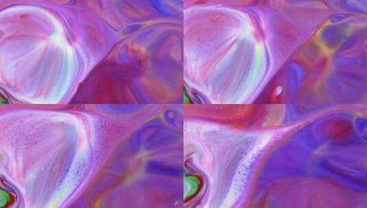 紫色系混合流动背景高清在线视频素材下载