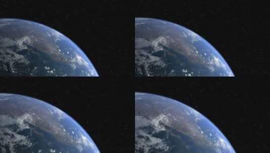 地球月球卫星探索特写镜头高清在线视频素材下载