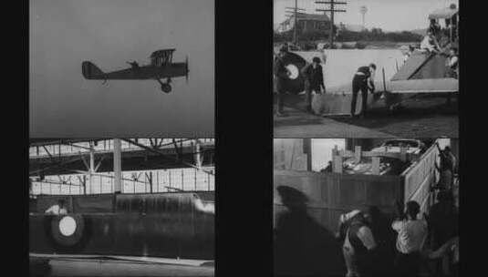1917飞机在飞行中进行测试高清在线视频素材下载