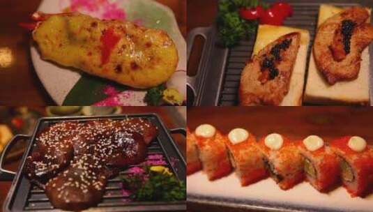 日式精致美食高清在线视频素材下载