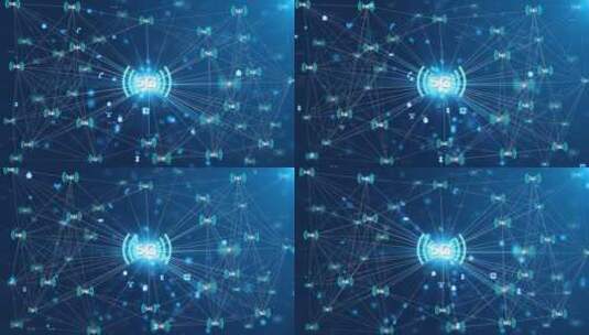 5g信号连接背景高清在线视频素材下载