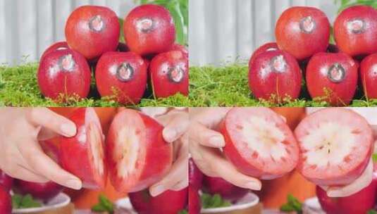 新疆红肉苹果高清在线视频素材下载