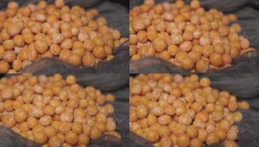 黄豆粗粮杂粮健康高清在线视频素材下载