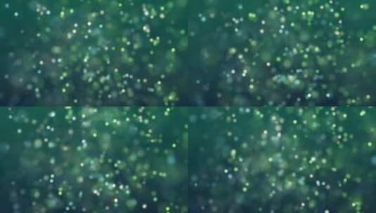 绿色粒子光斑背景高清在线视频素材下载