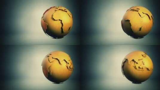 3D地球转动高清在线视频素材下载