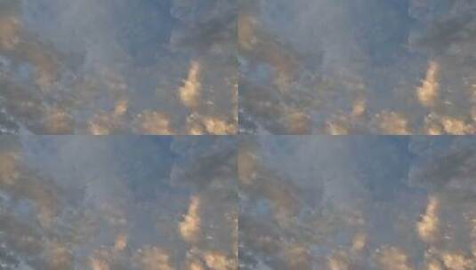 新疆夕阳天空云层高清素材高清在线视频素材下载