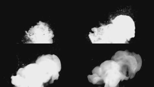 Alpha梦幻烟雾粒子叠加效果高清在线视频素材下载