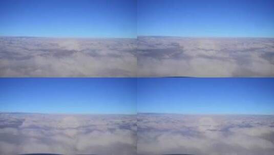 云层之上高清在线视频素材下载
