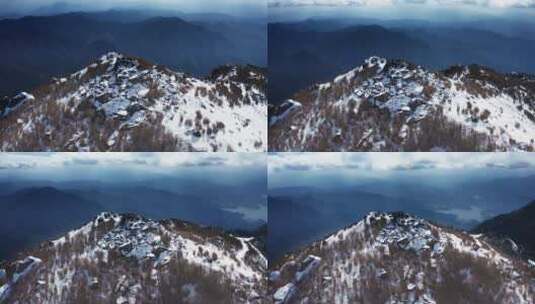 山顶的雪高清在线视频素材下载