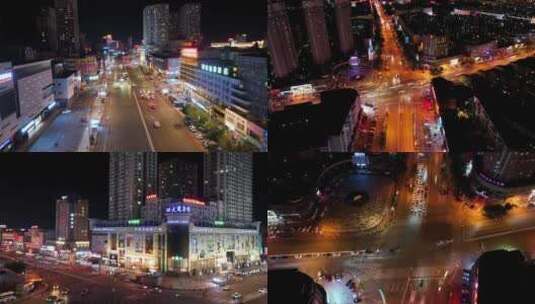 城市夜景4k延时高清在线视频素材下载