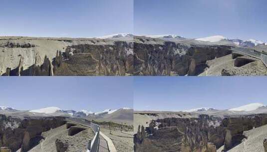 西藏日喀则奇林峡风光 07高清在线视频素材下载