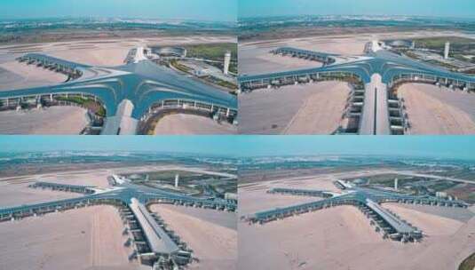 青岛胶东国际机场高清在线视频素材下载