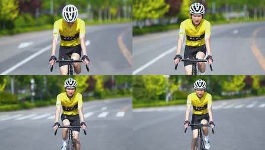 自行车手 骑行  骑自行车休闲高清在线视频素材下载