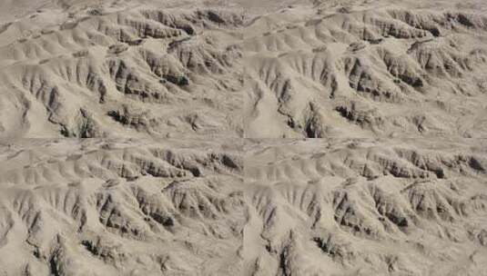 新疆克拉玛依魔鬼城雅丹风蚀地貌高清在线视频素材下载