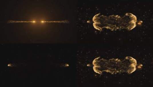 粒子火花光线碰撞爆炸高清在线视频素材下载