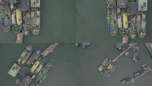 广东雷州半岛渔民制作渔网高清在线视频素材下载