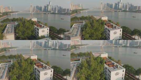广州海心沙英迪格酒店高清在线视频素材下载