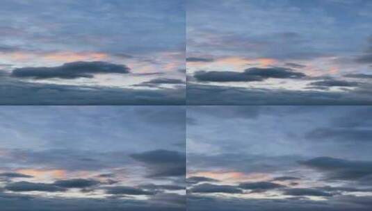 天空中云彩延时拍摄高清在线视频素材下载