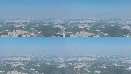 惠州市大景航拍惠州市区全景惠城区建筑风光高清在线视频素材下载