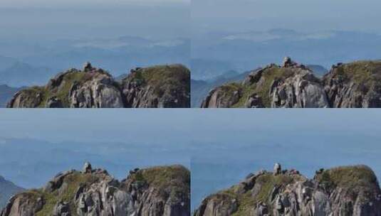 江西 上饶 三清山 山川 山脉 玉京峰高清在线视频素材下载