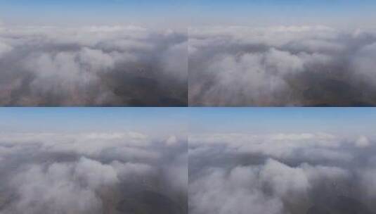 贵州高原冬季云海风光风景高清在线视频素材下载
