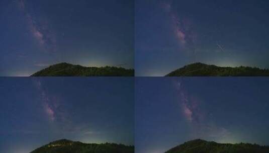 星空银河实拍高清在线视频素材下载