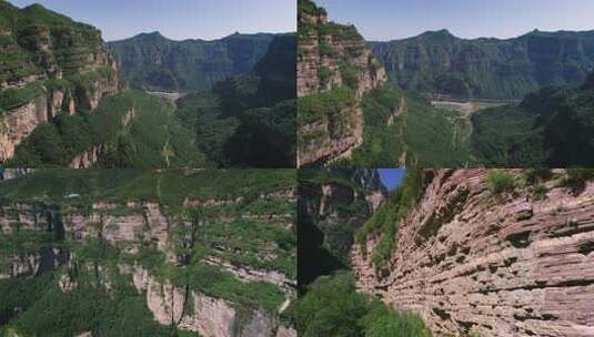 河南林州太行山地形地质结构03【套组】高清在线视频素材下载