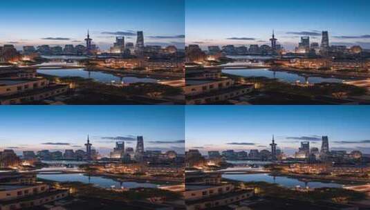 9x16_上海外滩_陆家嘴 (2)高清在线视频素材下载